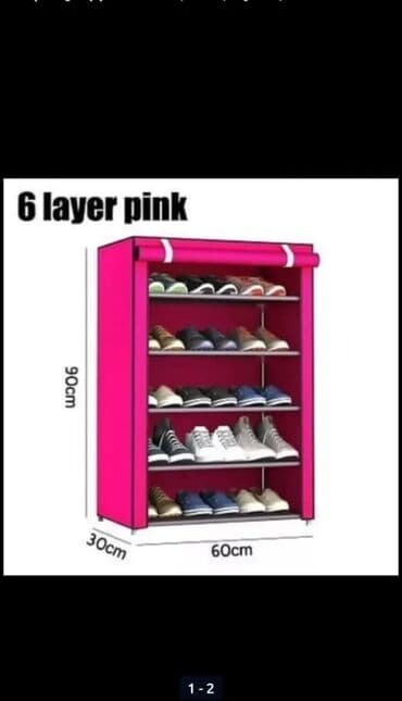 rəng: Ayaqqabi polkasi ayaqqabi refi plasmas ve demir materiallar 3,4 ve 5 — 8