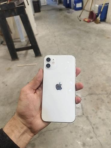 ayfon 5 telefon: IPhone 11, Ağ, Face ID — 1