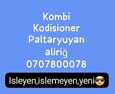 Xidmət: Kombi, kondisioner və paltaryuyan məişət texnikasının