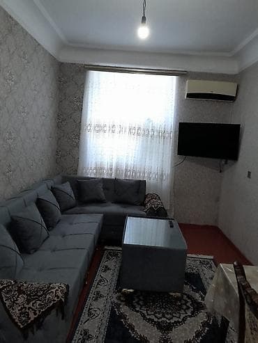 2 otaqlı mənzil – rahat planlama və mebel/texnika ilə • Zal: divar lalafo.az -da 2 otaqlı mənzil – rahat planlama və mebel/texnika ilə • Zal: divar