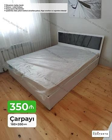 intex matras: Çarpayı – 160×200 sm - Mexanizm: açılan, bazalı (geniş saxlama — 1