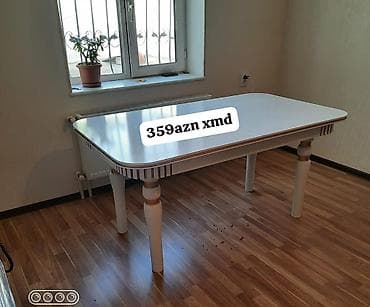 stol ustul: Mebel dəstləri və ayrıca məhsullar 1) Yemək masası + 6 ədəd stul — 2