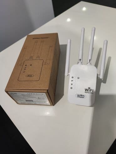 Mətbəx texnikası: Wi‑Fi Repeater - 4 ədəd antena – siqnalın əhatə dairəsini — 1
