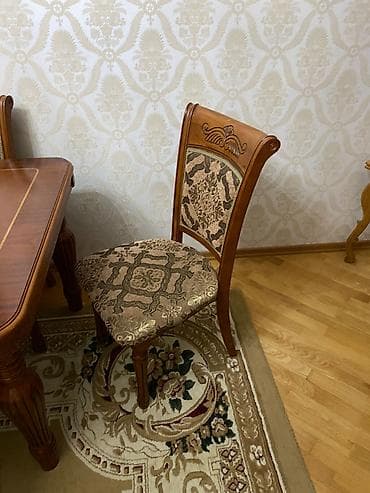 xirdalan riyad mebel: Qonaq otağı üçün, İşlənmiş, Açılan, 6 stul — 3