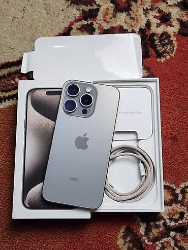 IPhone 15 Pro, 128 GB, Natural Titanium, Sənədlərlə lalafo.az -da IPhone 15 Pro, 128 GB, Natural Titanium, Sənədlərlə