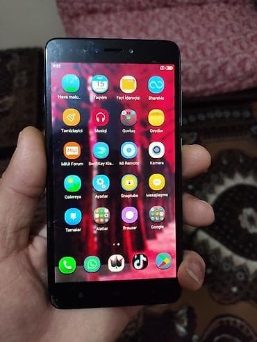 hava telefonu: Redmi Note 4, 16 GB, rəng - Qara, Barmaq izi — 2