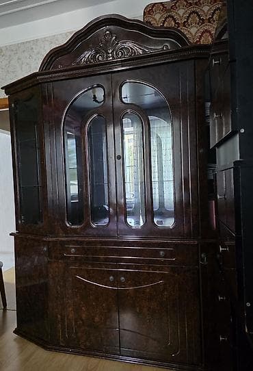 skaf dolab: Servant - Material: ağac əsaslı lövhə (MDF/şpon üslublu), tünd — 3