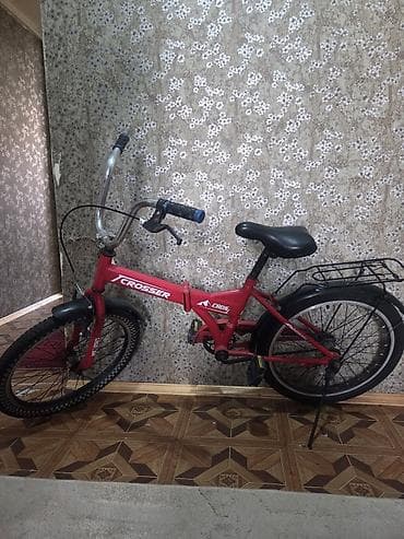 velo disk: Crosser uşaq velosipedi - Rəng: qırmızı - Çərçivə: polad, klassik — 2