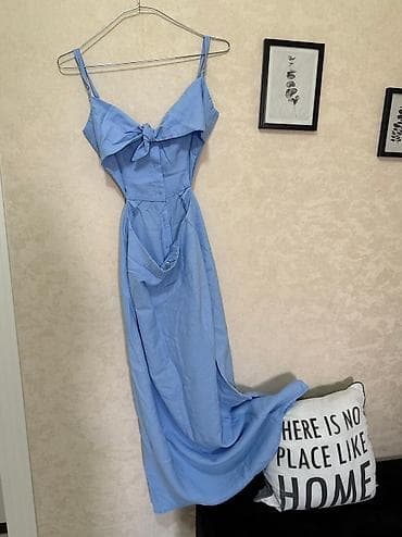 cicekli don: Sarafan, Midi, PULL&BEAR, XS — 2