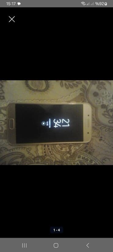 15 pro irşad: Samsung Galaxy A3 2017, 16 GB, rəng - Qızılı, Sensor — 1