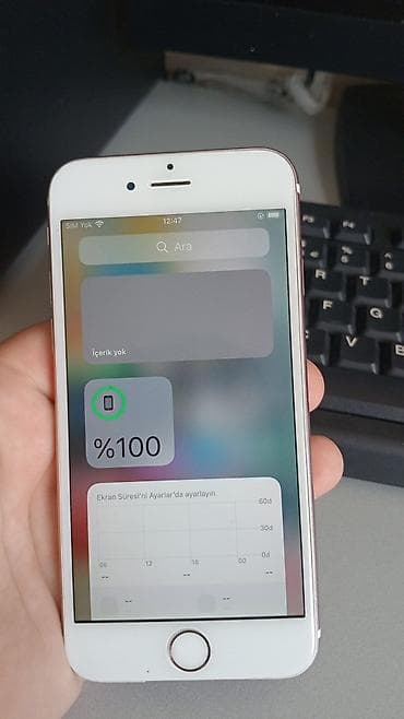 iphona 6: IPhone 6s, Rose Gold, Barmaq izi — 2