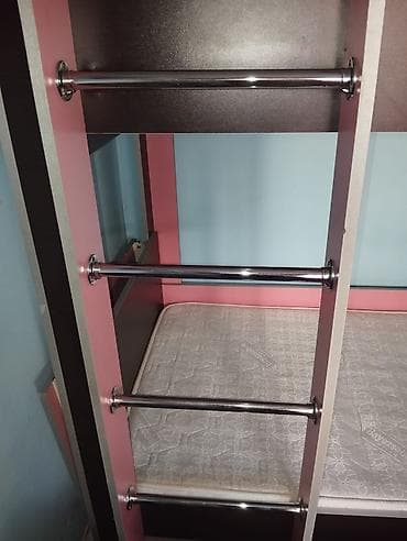 Oğlan və qız üçün, Çarpayı, Matras ilə, Siyirməli, Laminat