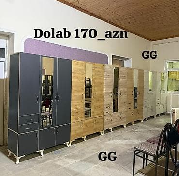 Digər mebel: Yeni ve Sifarişle 3 Qapili dolab 170 azn Material Laminat💫 Ölcü — 1