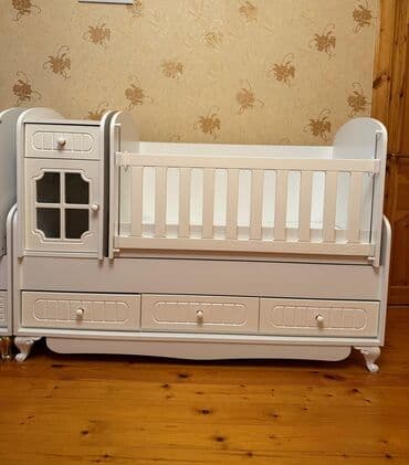 Ofis mebeli: Oğlan və qız üçün, Dördbucaq, Beşik, Dəstsiz, Matras ilə, Yellənmə mexanizm ilə — 2