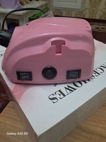 dirnaq aparati desti: Manikür/frez aparatı – masaüstü, çəhrayı rəng. Xüsusiyyətlər: - Sürət — 2