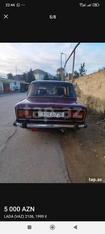 последующий выкуп авто бишкеке: VAZ (LADA) 2106: 1.6 l | 1999 il 98911 km Sedan — 10