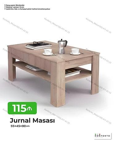 ag laminat: Dördbucaq masa, Açılmayan, Təkərsiz, Laminat, Pulsuz quraşdırılma — 1