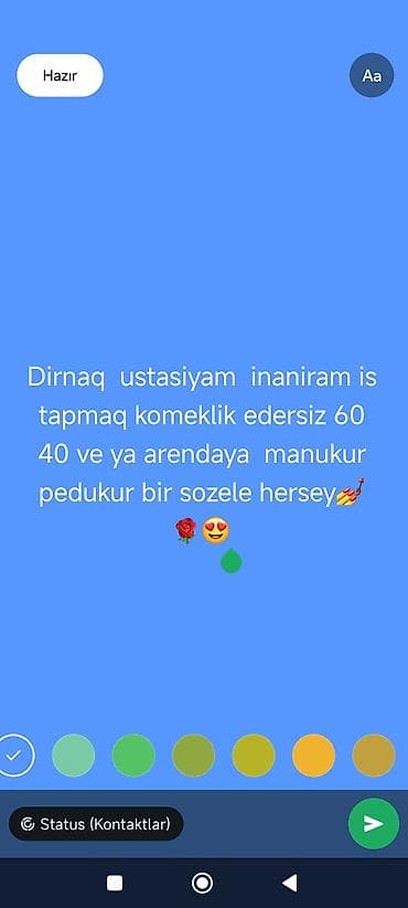 Xidmət: Manikür və pedikür Peşəkar dırnaq ustası olaraq aşağıdakı