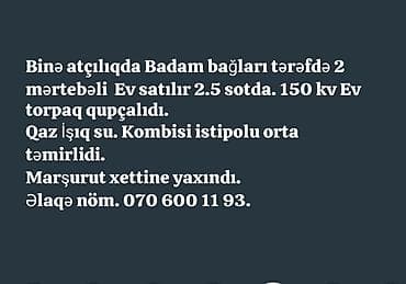 acob inşaat: Binə 5 otaqlı, 150 kv. m, Kredit yoxdur, Yeni təmirli — 9