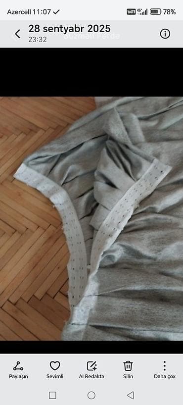 Şamdanlar: İşlənmiş, Vilyur Pərdə, rəng - Boz, Ünvandan götürmə — 7