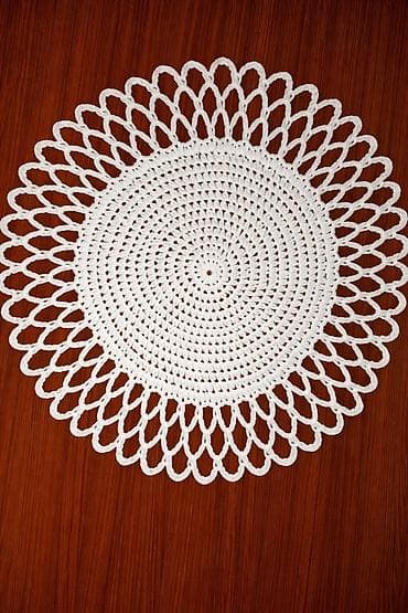 Yeni rəng - Ağ Pambıq Süfrə