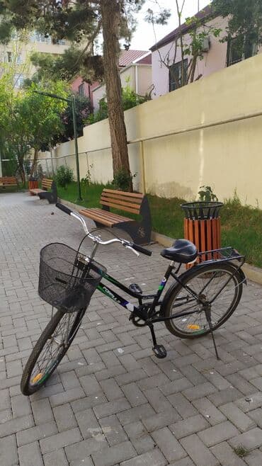 mator velosiped: Şəhər velosipedi 24", sürətlərin sayı: 1 — 2