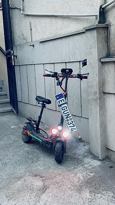 купить самокат в баку: Elektrikli skuter – oturacaqlı, güclü işıqlandırmalı şəhər-nəqliyyatı — 1