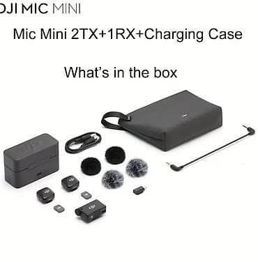 kalonka 650: DJI Mic Mini – yüngül, portativ simsiz mikrofon sistemi 2 TX şarj — 5