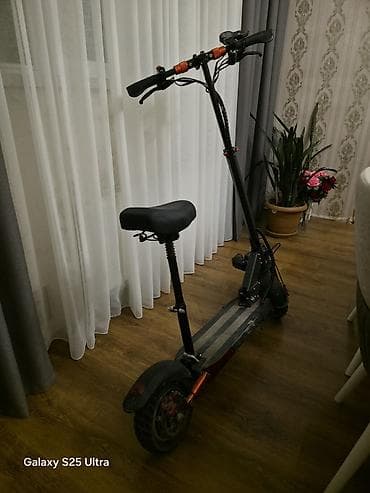elektron velo: Elektrikli skuter – oturacaqlı, güclü və funksional şəhər modeli - — 3