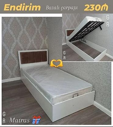 8 mart ucun hediyeler: Çarpayı yeni rəng seçimi var matras hediye — 1