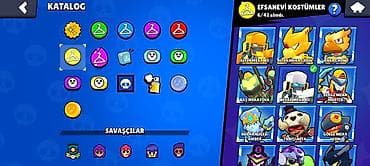 minalı silver: Brawl Stars hesabı – geniş skin kataloqu - Kataloqda bir neçə — 4