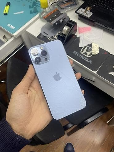 Бытовая техника: IPhone 13 Pro, Sierra Blue, Битый — 1