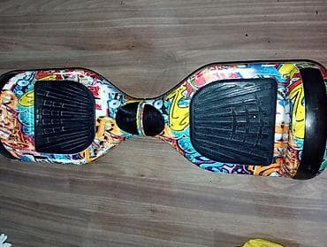 electro: Qrafiti dizaynlı iki təkərli hoverboard (self-balance scooter) - — 1