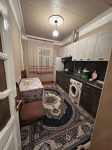 ev gence: 3 otaqlı mənzil – tam mebellə və texnika ilə kirayə verilir 350 manat; — 2
