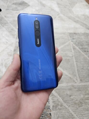 Redmi 8, 32 GB, rəng - Göy, Barmaq izi