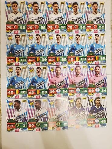 messi formaları: Futbol kolleksiya kartları dəsti 195 kart - Seriya: Blast Cards — 1