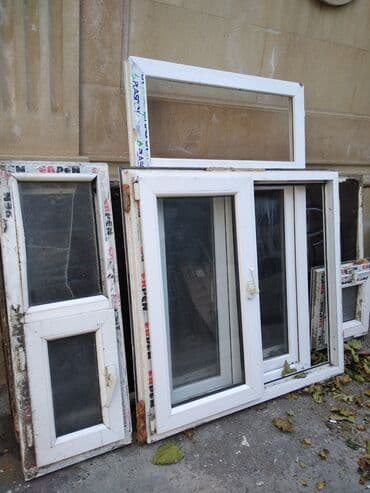 qanadlar: PVC pəncərə dəstləri - Material: ağ və tünd qəhvəyi rəngdə PVC — 2