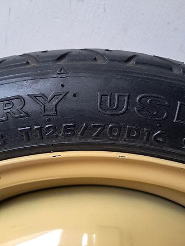 avto market: Təkər ehtiyat “donut” (müvəqqəti istifadə üçün) - Ölçü: T125/70D16 - — 4