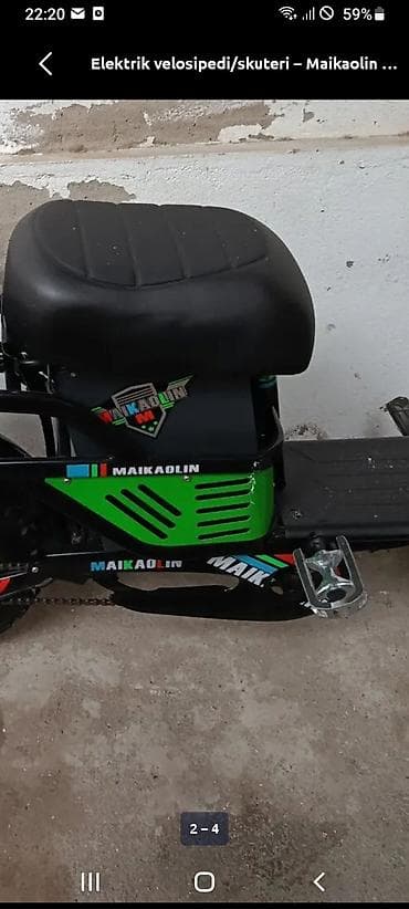 volta vsx: Elektrik velosiped/skuter – MAIKAOLIN H12-16 bir sarjla 100km gider — 1