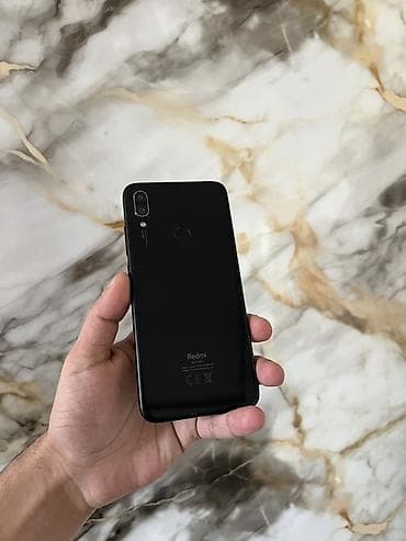 купить ноутбук в баку бу: Redmi Note 7, 64 ГБ, цвет - Черный, Отпечаток пальца — 7