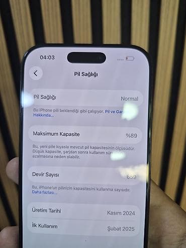 256 ssd: IPhone 16 Pro, 256 GB, Qara, Face ID — 3