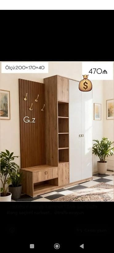 Dehliz dolab sifarişlə hazırlanır