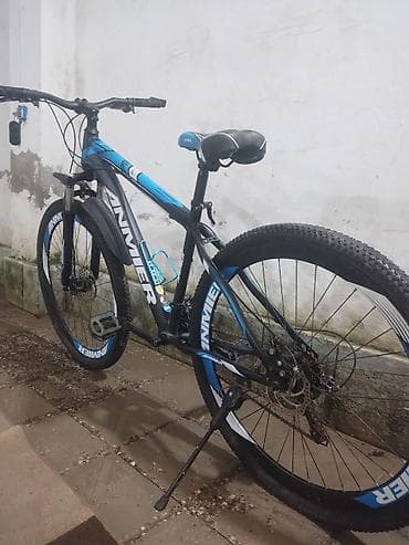 velosibet mtb: ANMIER dağ velosipedi - Korpus: yüngül alüminium gövdə, qara-mavi — 3