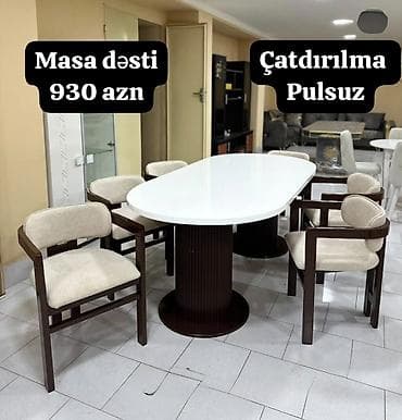 Masa desti sifarisle hazırlanır. ⚜️ İstehsaldan satiş, otağınıza