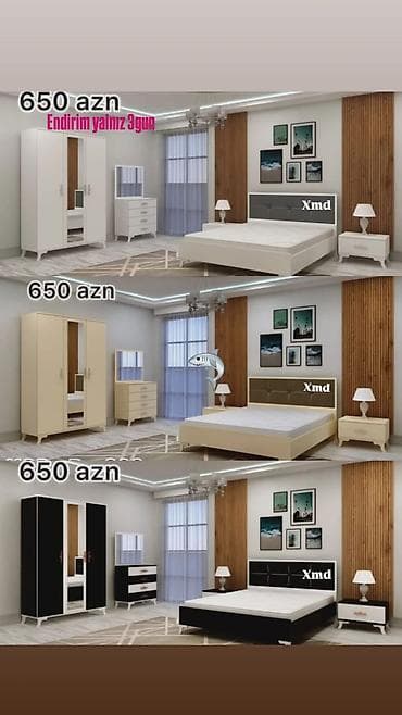 mebeller ve qiymetleri 2019: Oğlan və qız üçün, Çarpayı, Bazalı, Matras ilə — 9