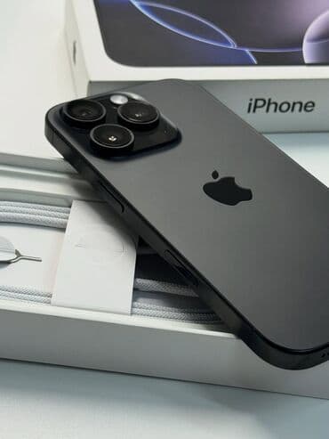 nar nomrə satışı: IPhone 16 Pro, 128 GB, Black Titanium — 4