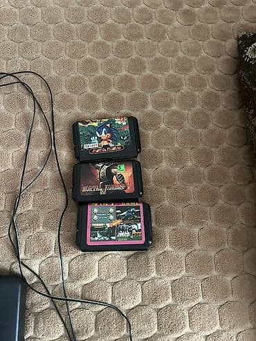 evvoli tv: SEGA Mega Drive 2 (16-Bit) oyun konsolu seti Komplekt: - SEGA Mega — 4