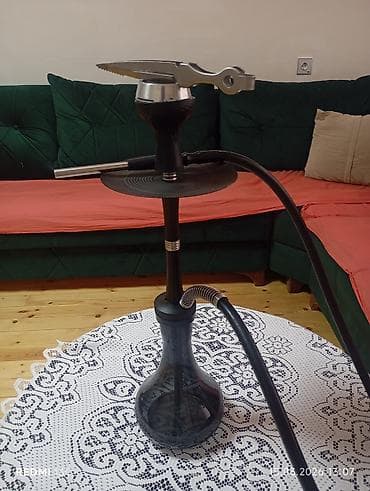 qəlyan boss: Kalyán dəsti - Müasir, şüşə kolba və metallik şaxtadan ibarət — 1