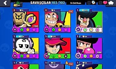 river coins ltd: Brawl Stars hesabında geniş skin kolleksiyası satılır. Özəlliklər: 50 — 7