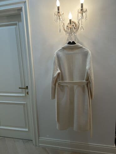 hamile geyim: Пальто кашемир 100% Айвори. Размер написано л но маломерки на с м — 4